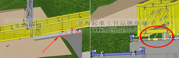 橋梁移運(yùn)安裝示意圖 橋梁移運(yùn)安裝示意圖