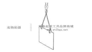 EAGLE CLAMP WOL型豎吊鋼板鉗吊裝示意圖 EAGLE CLAMP WOL型豎吊鋼板鉗吊裝示意圖